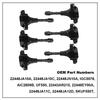 6pcs Set For NISSAN QUEST 2013 3.5L V6 MURANO PATHFINDER TEANA INFINITI Q50 M35 2008 22448JA10C Ignition Coil Spark Plug Kit