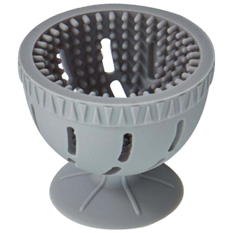 Soft Silicone Eggs Scrubber Dishwasher Safe Gentle Bristles Cleaning Brush Kitchen Utensil With Ergonomic Grip