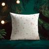 Flowers And Animals Warmly Heart Cushion Cover Silky Elegant Comfort Sofa Bed Invisible Zipper Beach Pillowcase
