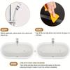 10pcs Anti-Slip PEVA Strips, Washable Transparent Self-Adhesive for Bathroom, Steps, Stairs - Safety Grip