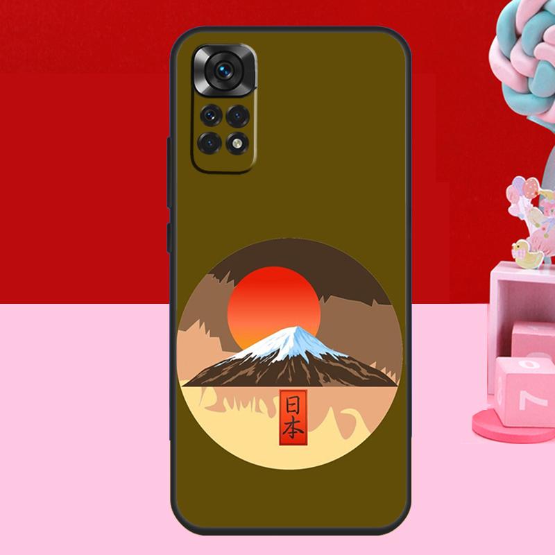 

Японское искусство Гора Фудзи Чехол Для Xiaomi Redmi Note 14 13 12 10 11 15 Pro Plus Redmi 15 C 10C 12C 13C 14C Мягкая крышка Redmi Note 14 Pro 5G
