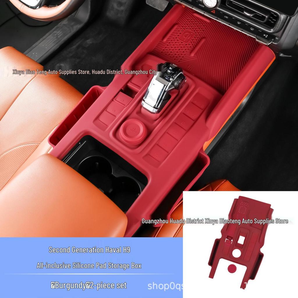 Haval H9 2nd Gen Warrior Edition Console Storage Box with Wireless Charging Pad