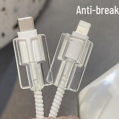 Protector de Cable de Carga Apple de 20W para iPhone 14/15 - Cubierta Protectora con Clip