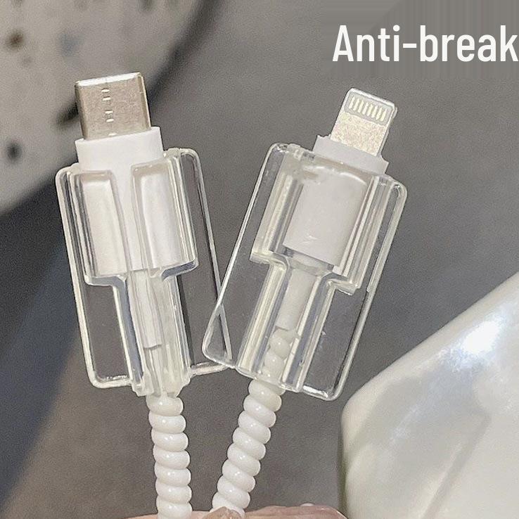 

Защитный чехол-клипса на 20-ваттный кабель Apple для iPhone 14/15 Apple Square Cable Protector