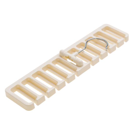 10 Card Slots Belt storage rack Belt arrangement storage rack Multi-functional tie scarf silk scarf bow tie hanger hook