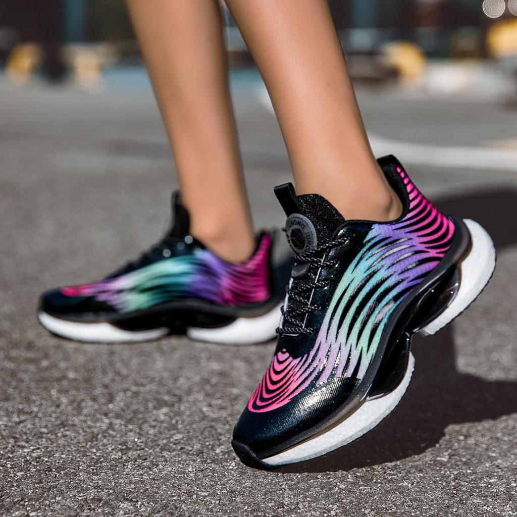 Popcorn Teen Sports Shoes: Unisex Running Shoes with Arch Support & Shock Absorption. Mesh Breathable Design for Marathon & Walking.