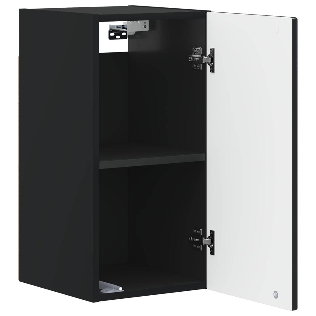 Bathroom Wall Cabinet ARNHEM Black 30 x 31 x 59 cm