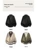 Men's Spring Color Block Patchwork Two-In-One Hoodie Polo Shirt