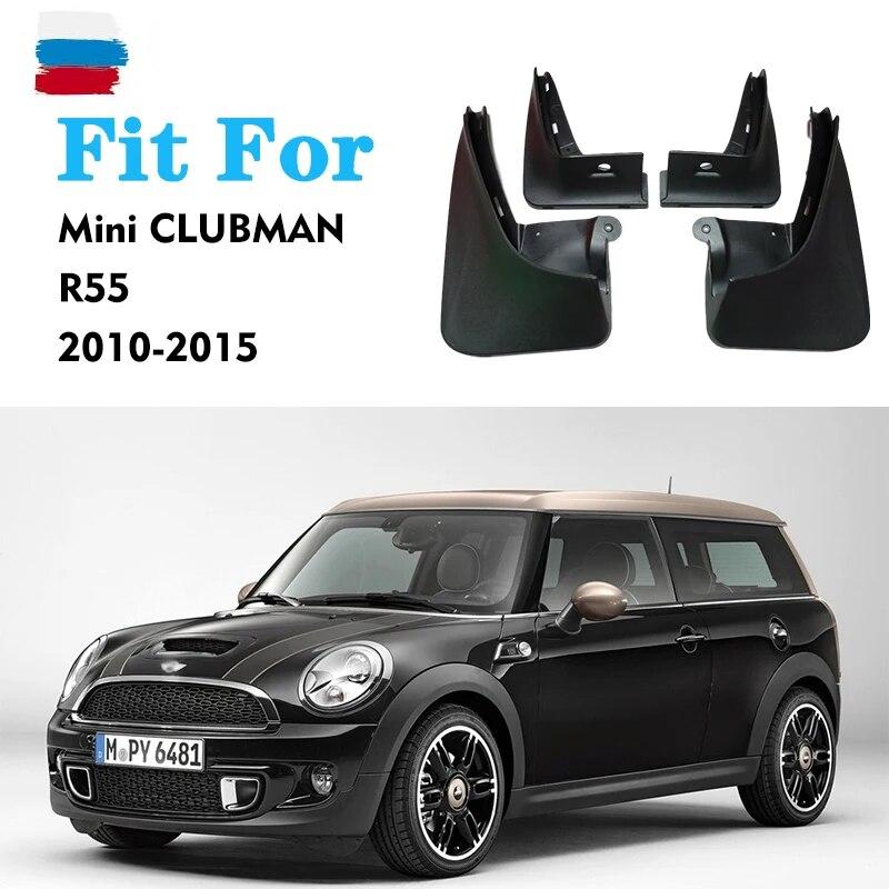 

Брызговики для MINI CLUBMAN R55 2010-2015, брызговики на крыло, брызговик, автомобильные аксессуары, автомобильные аксессуары, передняя и задняя часть, 4 шт. чёрный