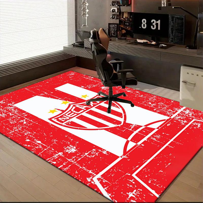 Soccer Player Printed Office Carpet Chair Cushion Entryway Rug, Rugs for Living Room, Bedroom Christmas gifts