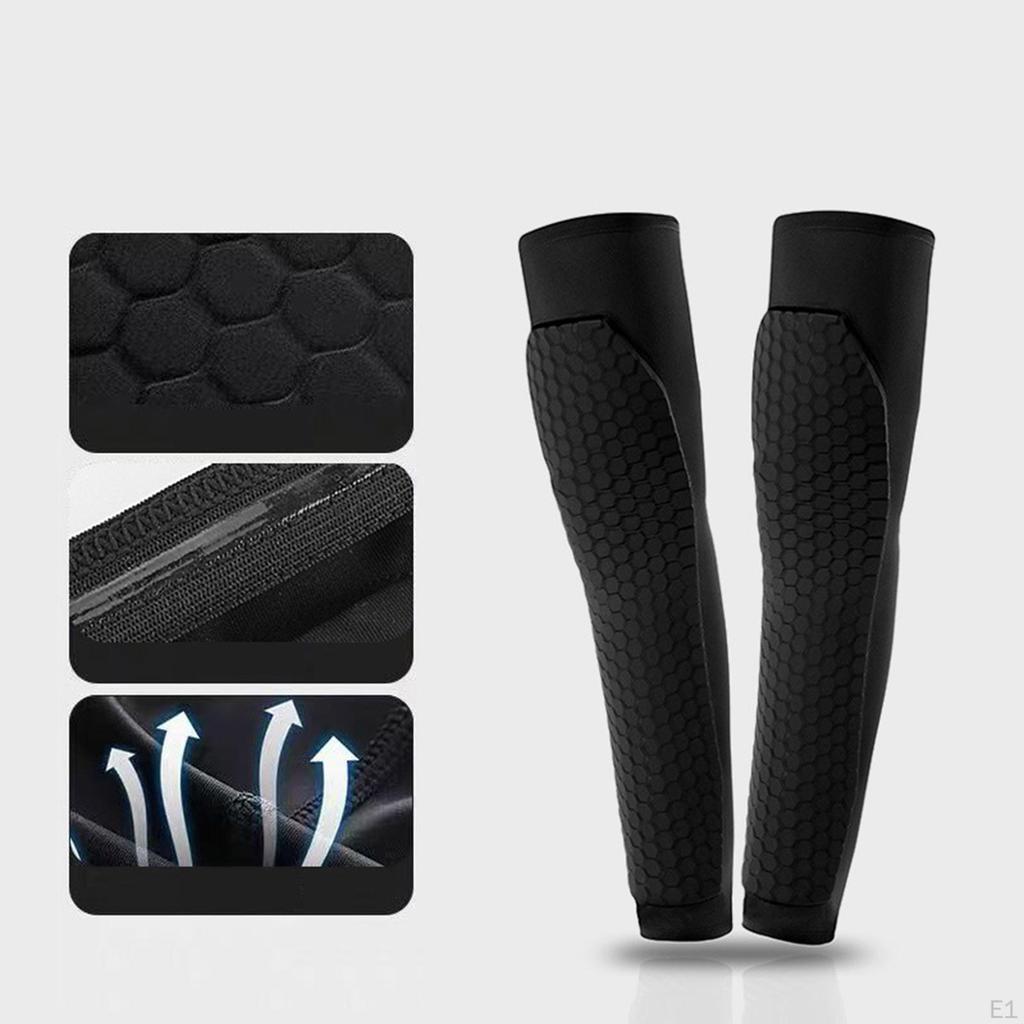 Full Leg Sleeve Calf Protection Knee Stretch Shockproof Soft Soccer Shin Guard Cover for