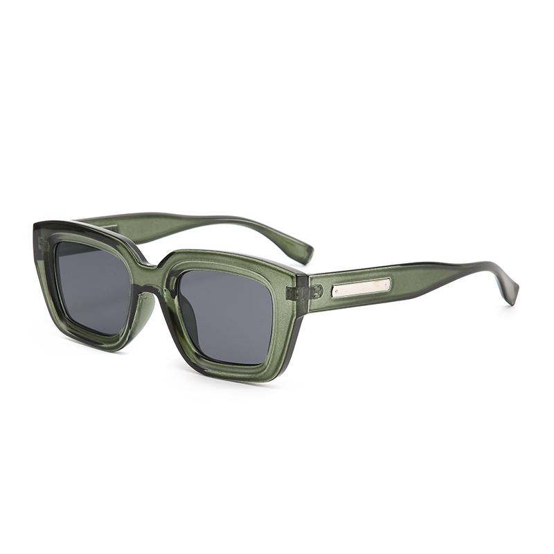 Square Small Frame Fashion Women Sunglasses UV Protective Outdoor Street Model Glasses Trendy Accessory