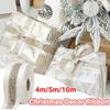 DIY Craft Floral Arrangement Ribbon Bow Making Christmas Wrapping Ribbon  Crafts Decorations