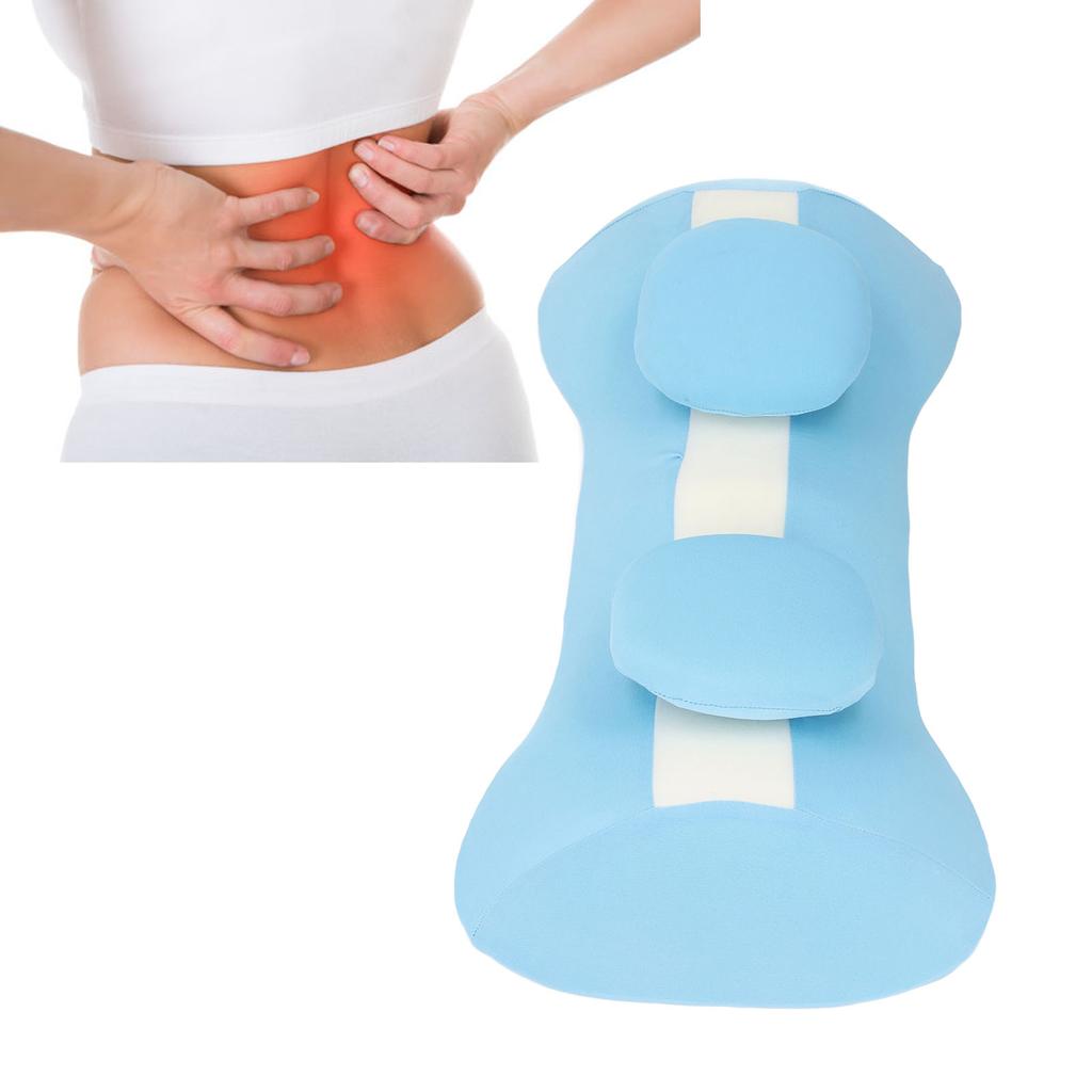 Lumbar Support Pillow for Sleeping Bed Waist Lower Back Support Pillow with 2pcs Accessories