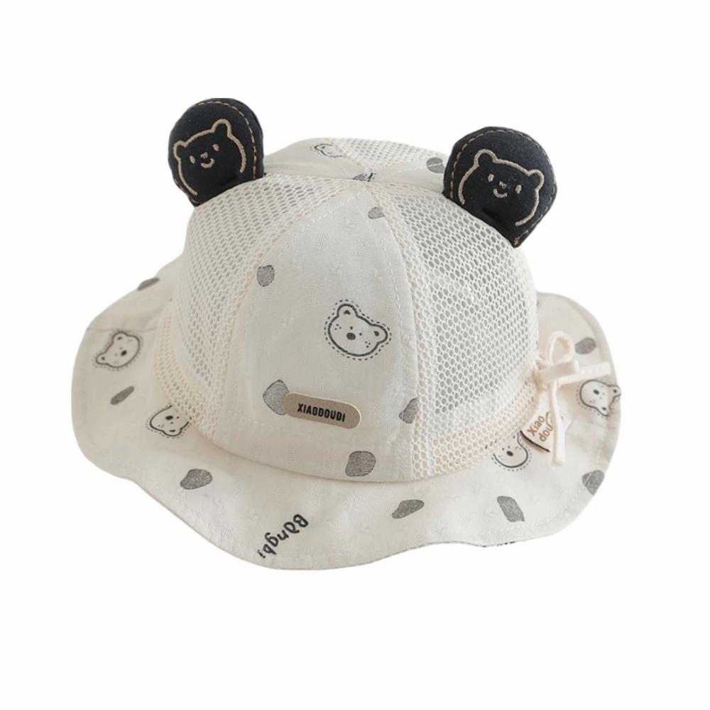 Mesh Infant Mesh Hat Bear Ear Toddler Bucket Hat Adorable Baby Sun Hat  Summer