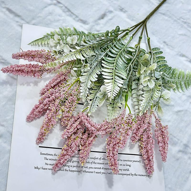 Euphrasia Ten Pectinata Plastic Faux Flower Plant For Home Decor And Event Use