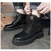 Mens Waterproof Wear Resistant Non Slip Martin Boots For Construction Site Work