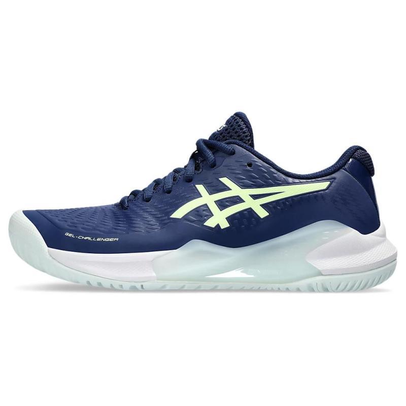 ASICS Gel Challenger 14 Blue Expanse Illuminate Yellow Women s Casual 1042A231-401 39