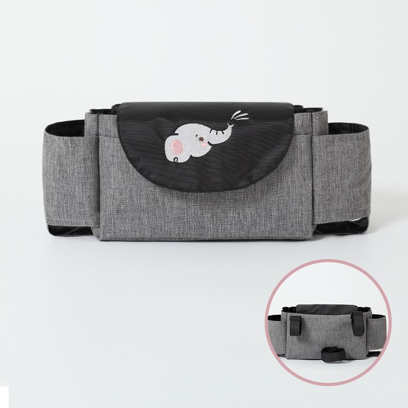 Infant Pushchair Hanging Bag With Velcro Mount For Baby Accessories