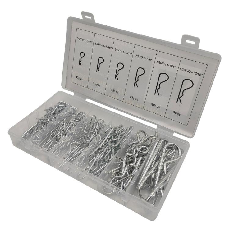 150Pcs Spring Steel Safety Split Clip Replacement Retainer Pins Retaining Pins Tractor Cotter Pins Easy Installation