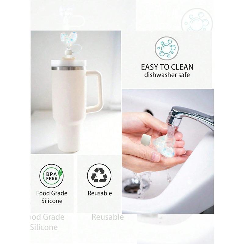 Reusable Straw Caps, Dustproof Straw Caps, Straw Cap Dust Storage Box, Easy Straw Tip Caps, Mug Accessories