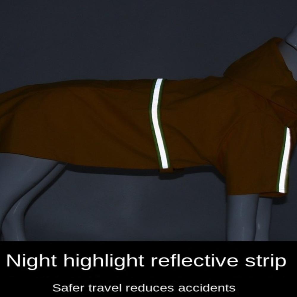 Adjustable Rain Coat High-Visibility Pet Coat Pet Supplies Pet Rain Jacket  Summer