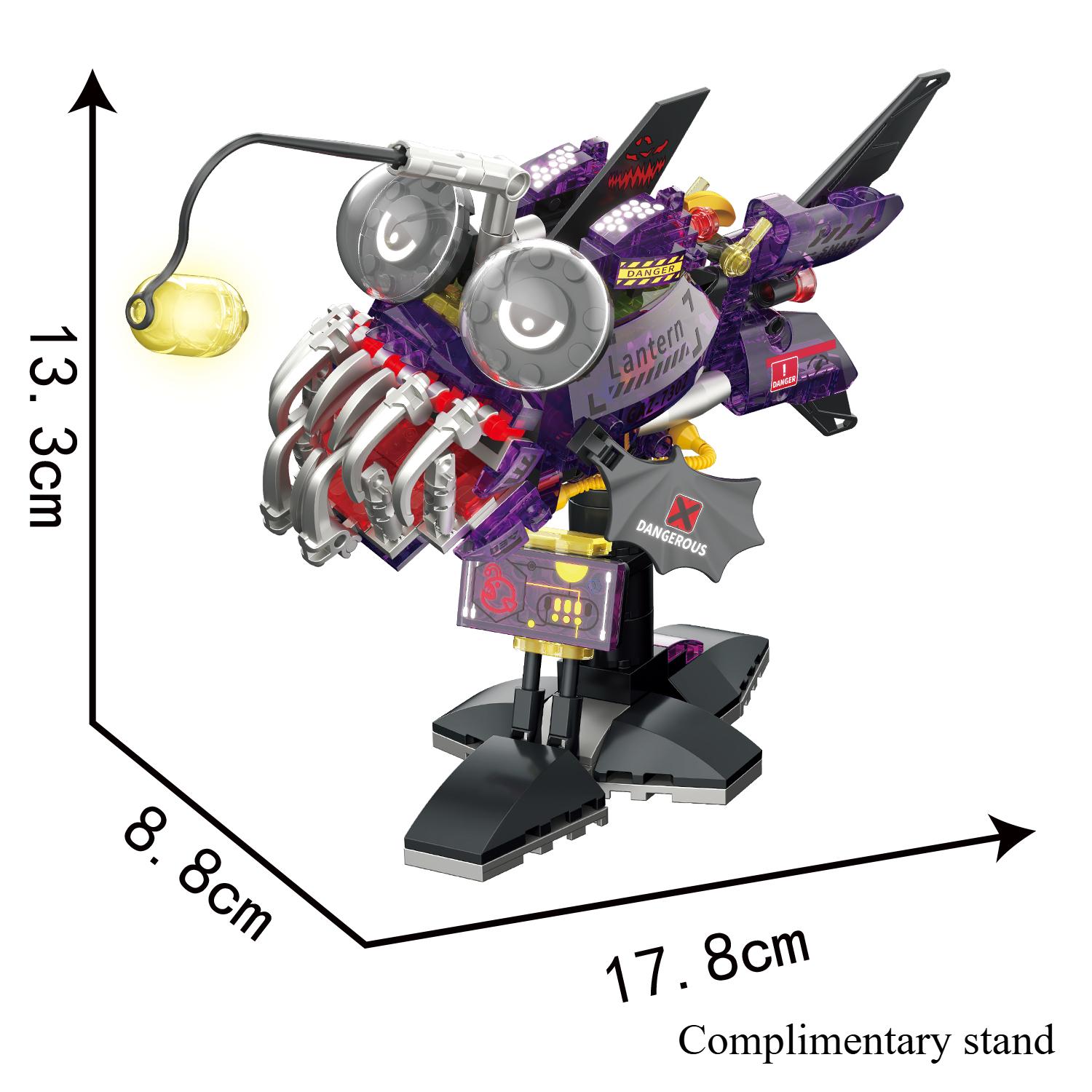 

New Glow-In-The-Dark Marine Life Series Building Blocks Childrens Puzzle Small Particle Assembly Toys Gift Model Building Blocks no box