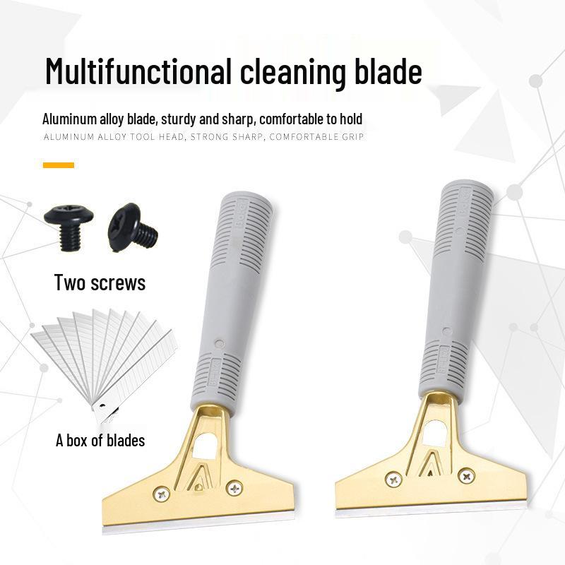 Small Scraper & Putty Knife for Glass, Marble, Adhesive & Grout Removal – Versatile Cleaning Tool