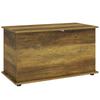 Storage Chest Large 102L Blanket Box 80 X 40 X 45cm, Brown