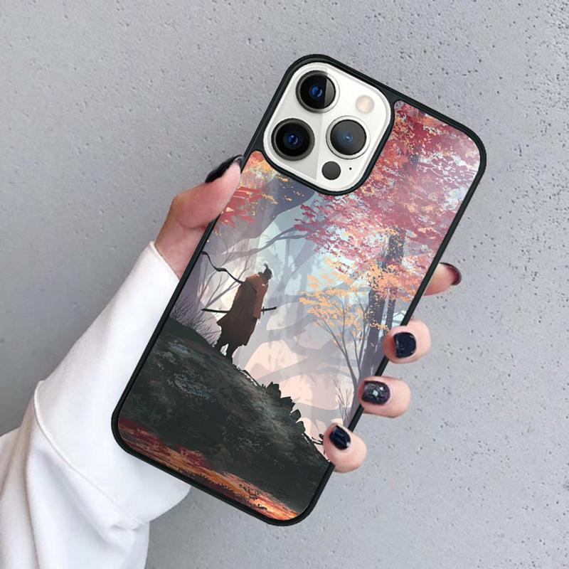Samurai Phone Case For iPhone 17 Air 16 Pro Max 15 14 Plus 12 13 Soft Bumper Shell Cover Coque