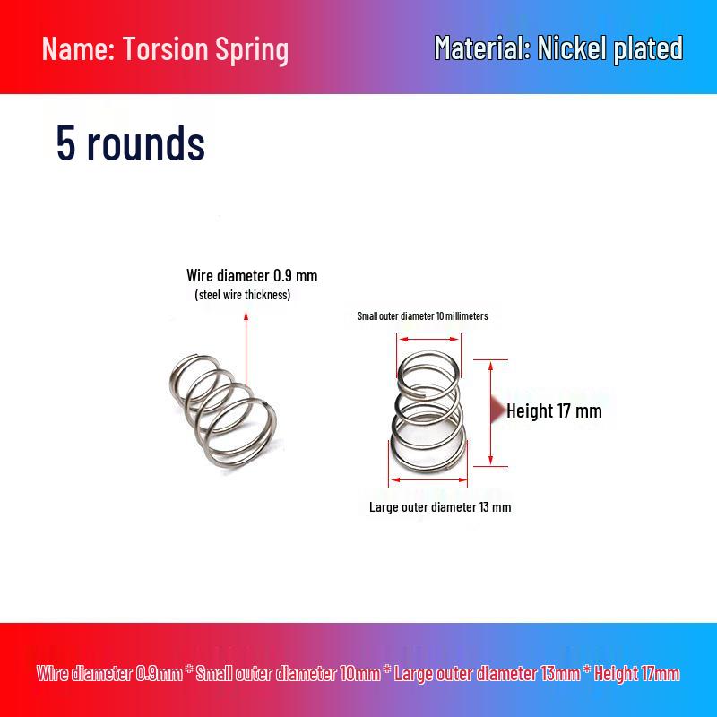 Stainless Steel Pagoda-Shaped Trapezoidal Compression Spring for Battery