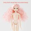 Joint Movable Supermodel Doll Body Curly Hair Doll Body Realistic Make-up Doll Head  Play House