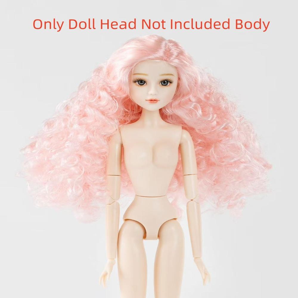 Joint Movable Supermodel Doll Body Curly Hair Doll Body Realistic Make-up Doll Head Play House