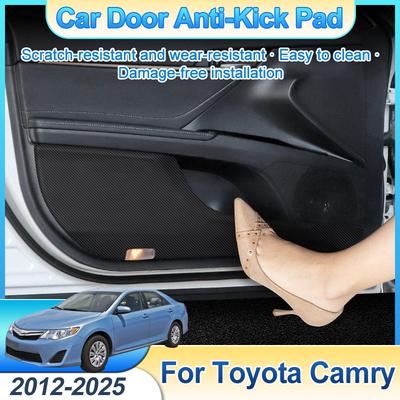 For Toyota Camry XV50 XV70 XV80 2012-2025 2024 Car Door Anti-Kick Pad Anti Dirt Mat Protection Sticker Auto Accessories