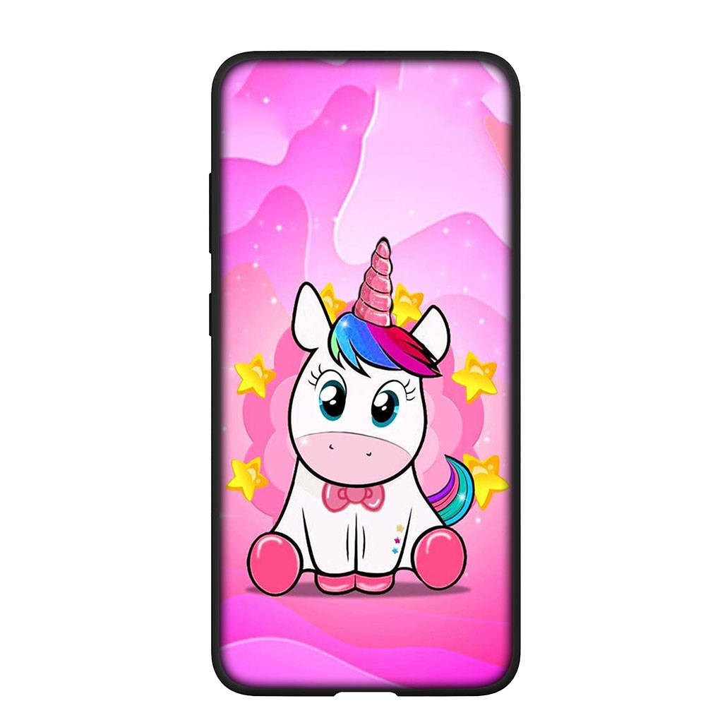 Handyhülle für Samsung Galaxy S25 S24 S23 iPhone 16 15 Xiaomi Redmi Note 14 13 12 16E X 11 Pro Max 14C OPPO Moto Huawei Cartoon Einhorn Pferd Hülle