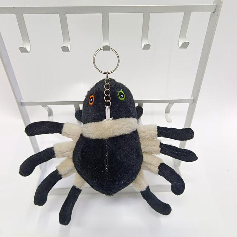 Spider Adorable Cartoon Plush Keychain Soft Toy For Bags And Decor Halloween