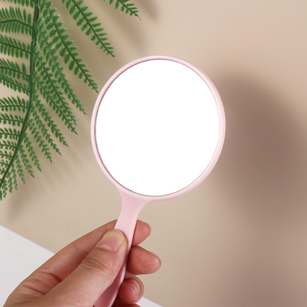 Small Round Handheld Mirror Handheld Portable Mirror Creative Makeup Mirror  Bedroom