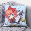 Sayori DDLC  Pillow Covers Home Sofa Cushion Covers and Aecorative Custom