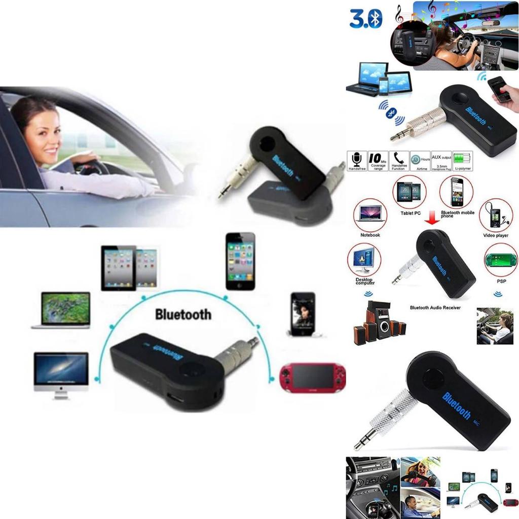 Auxiliary Bluetooth Receiver Wireless Adapter For Car Audio System