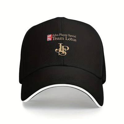 Czapka z daszkiem JPS dla Zespołu, Lekki Poliester, Styl Casualowy, z Regulowanym Paskiem, Czapka Sportowa Chroniąca Przed Słońcem