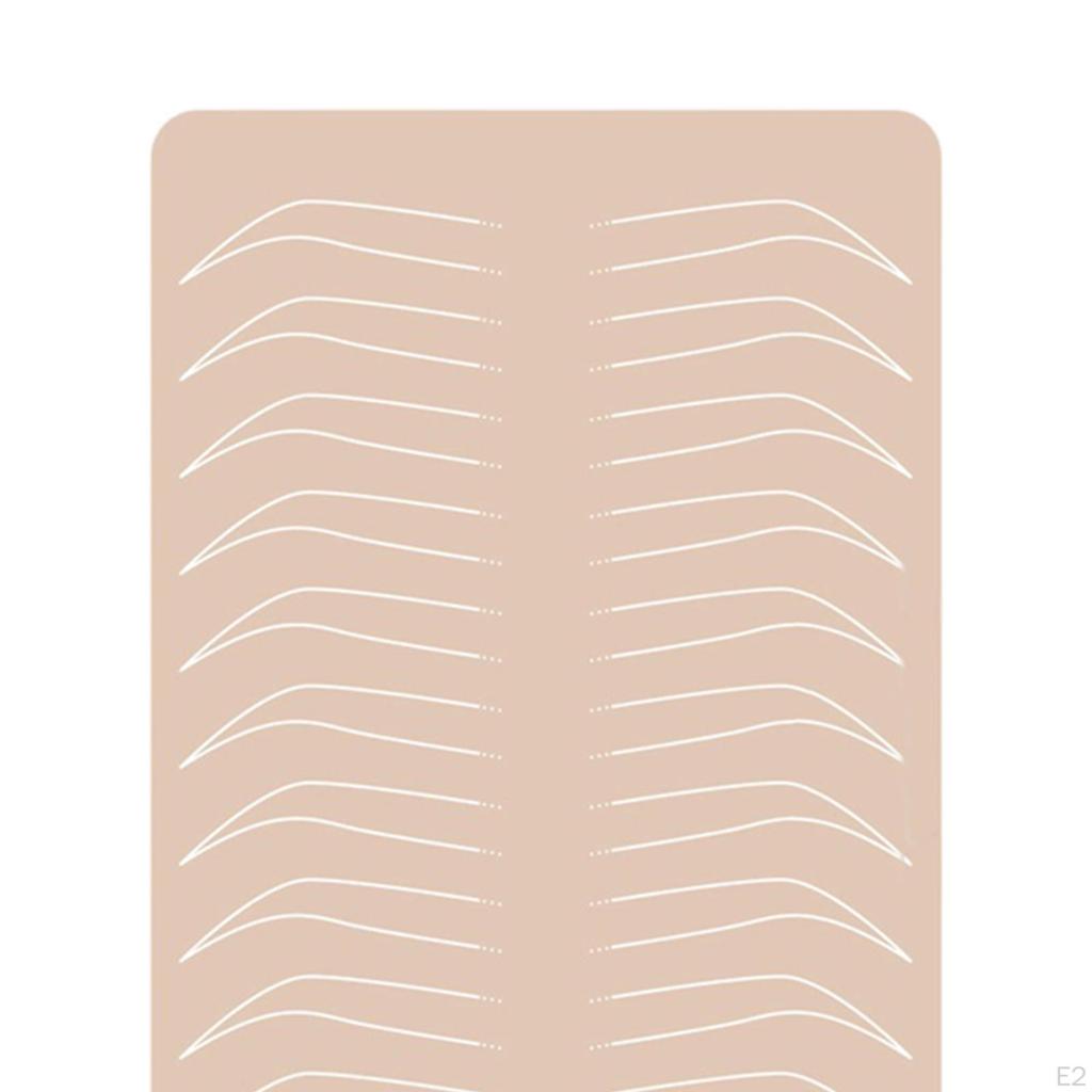 Eyebrow Practice Supplies Lip Permanent Sheet for Beautician Beginner