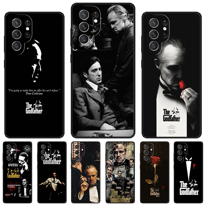 The Godfather phone case For Samsung Galaxy S24 S25 S23 S22 Ultra Note 10 20 Plus S20 S21 FE Cover