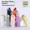 Portable car cup 304 stainless steel insulated cup outdoor cold preservation sports water bottle for cold and heat preservation