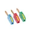 10Pcs 4Mm Banana Plug High Current Quick Connect Gold-Plated Banana Connector 32A Electrical Test