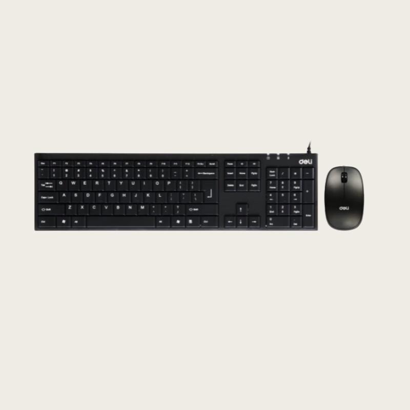 Deli Wired Keyboard and Mouse Combo