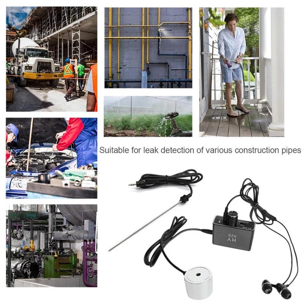 Water Pipe Leakage Detector Intelligent High Sensitivity Underground Acoustic Water Leakage Detector for Site Construction Car Maintenance