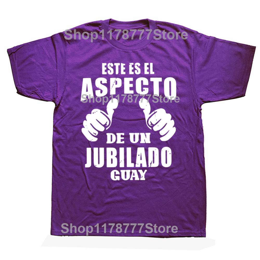 This Is A Cool Retiree T Shirt Retro Spanish Dad Retirement Grandpa Papa Gift Tshirts Cotton Unisex Casual Tee Top EU Size