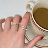 Ring Geometry Stackable Adjustable Jewelry Index Finger Rings Gift Decoration