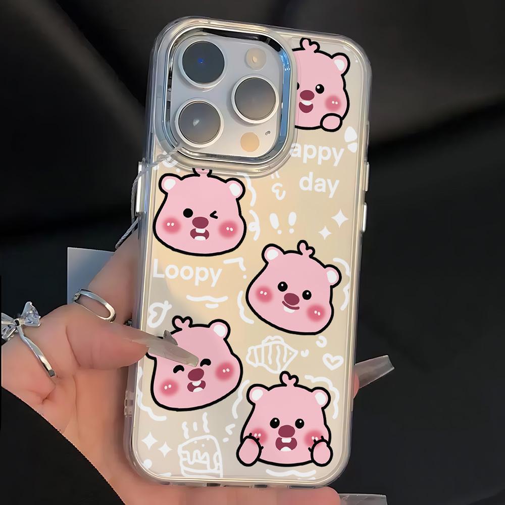 Korea Cartoon L-Loopys New Phone Case For IPhone 17 16e 16 15 14 13 12 11 Mini Pro Max X XR 8 7 Air Plus Transparent Soft Cover