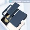 Luxury Skin Friendly Flip 5 6 Case for Samsung Galaxy Z Flip 5 3 4 6 Shockproof Hard Hinge Acrylic Slim ZFlip5 Flip3 Flip4 Cover